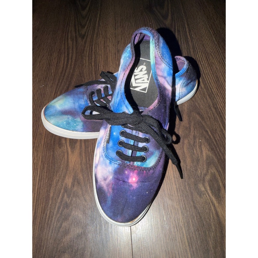 Vans Authentic Lo Pro Women 7 Galaxy Purple Low Top Sneakers